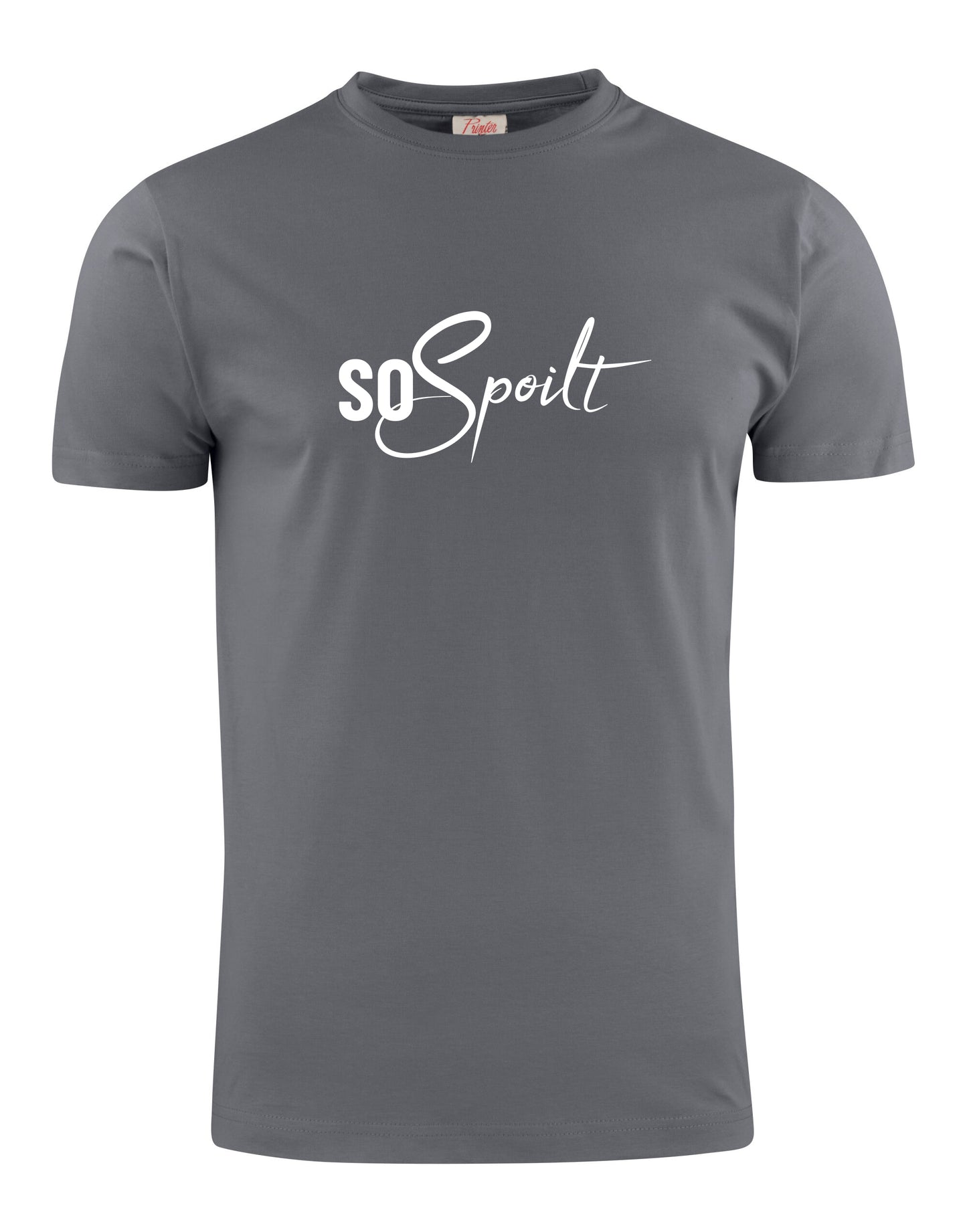 Men's SoSpoilt T Shirt Black (White Logo)