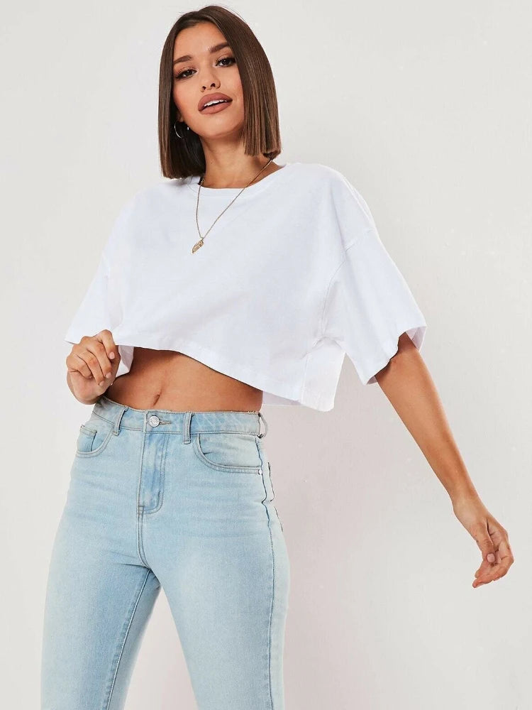 Fitness Crop Tee SS