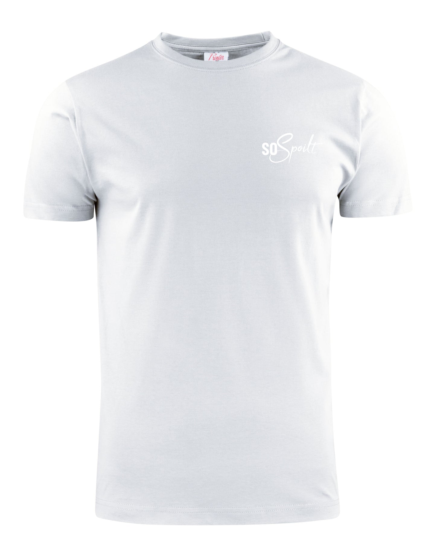 SoSpoilt T Shirt White - Small Logo White