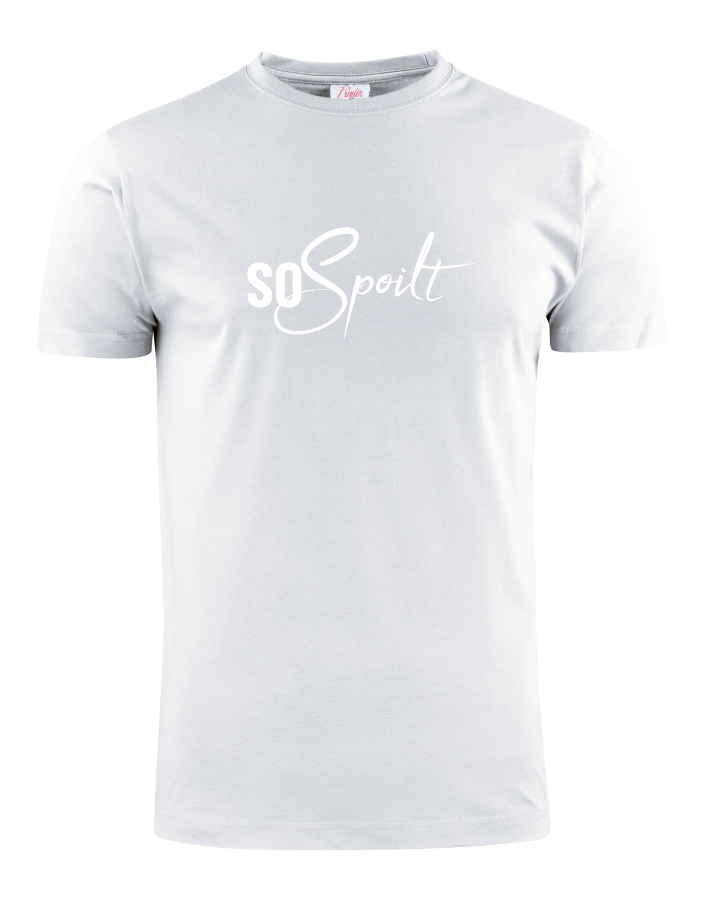 SoSpoilt T Shirt - Large Logo White
